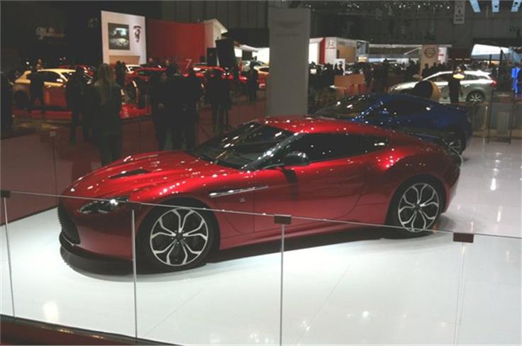 The pretty Aston Zagato is the flagship for the Vantage range.